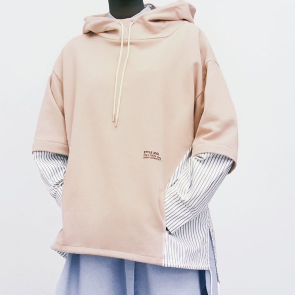Contrast sweatshirt